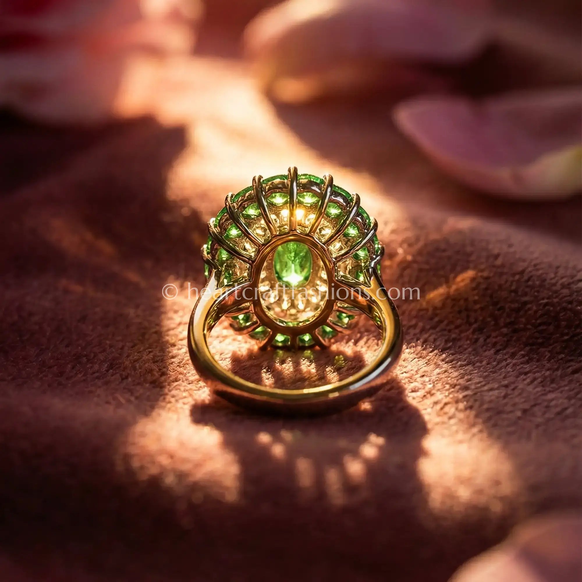 Emerald Bloom Ring