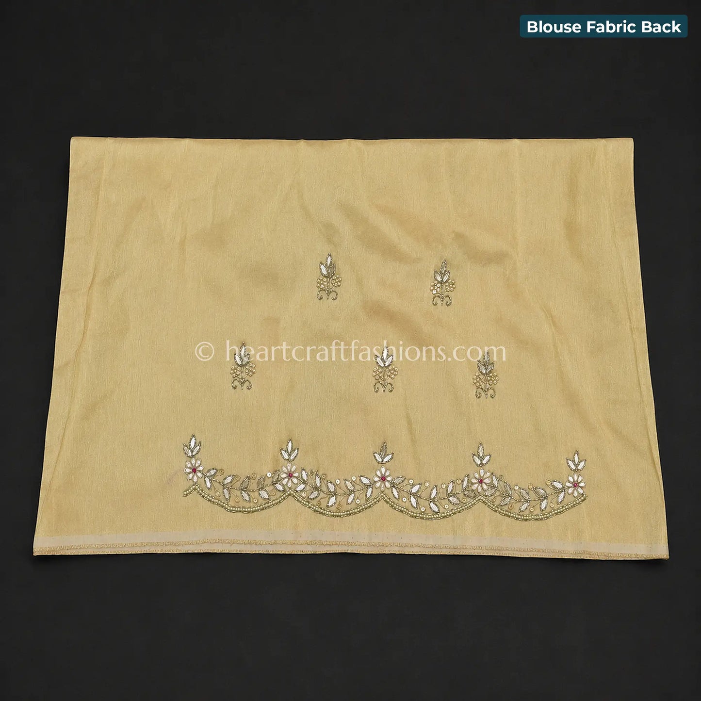 Golden Tissue Silk Lehenga Set with Handcrafted Gharchola Dupatta
