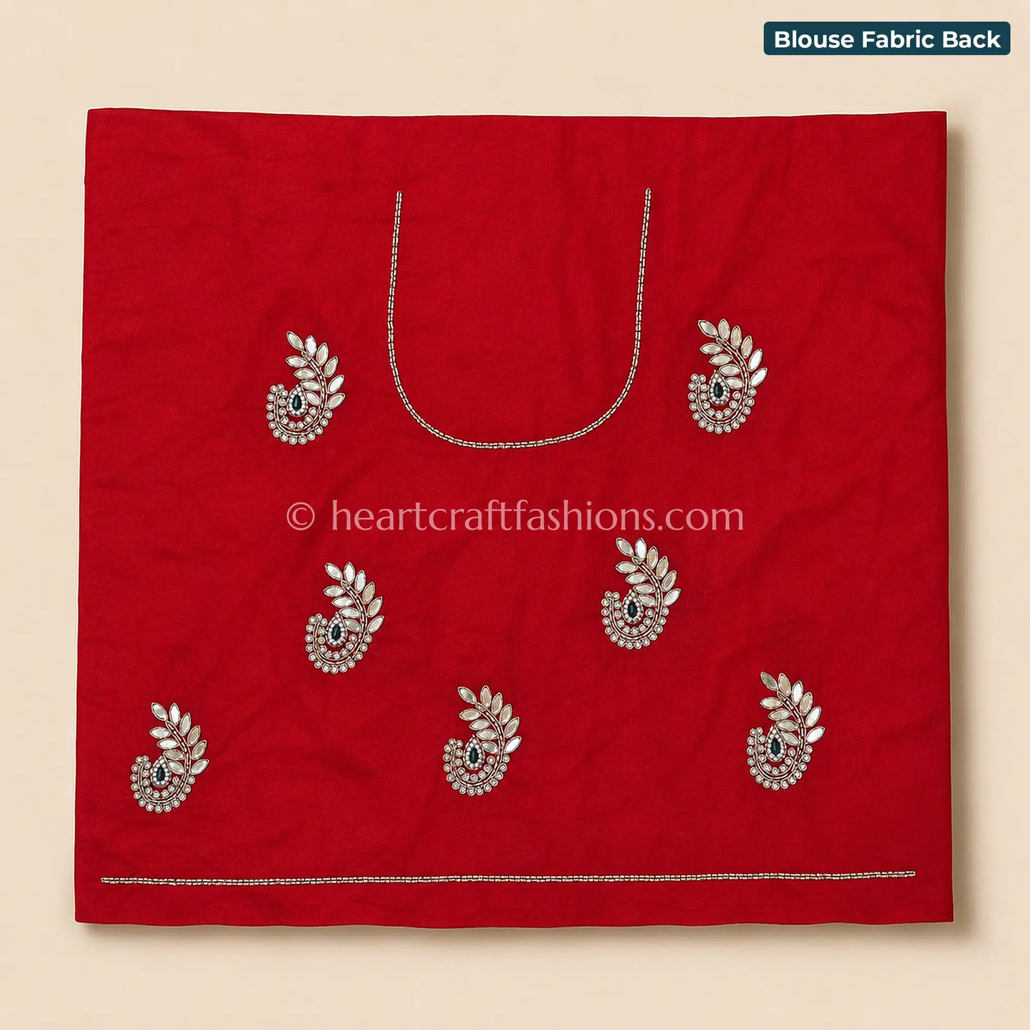Handmade Red Gharchola Bandhej Lehenga Set with Gota Patti Work