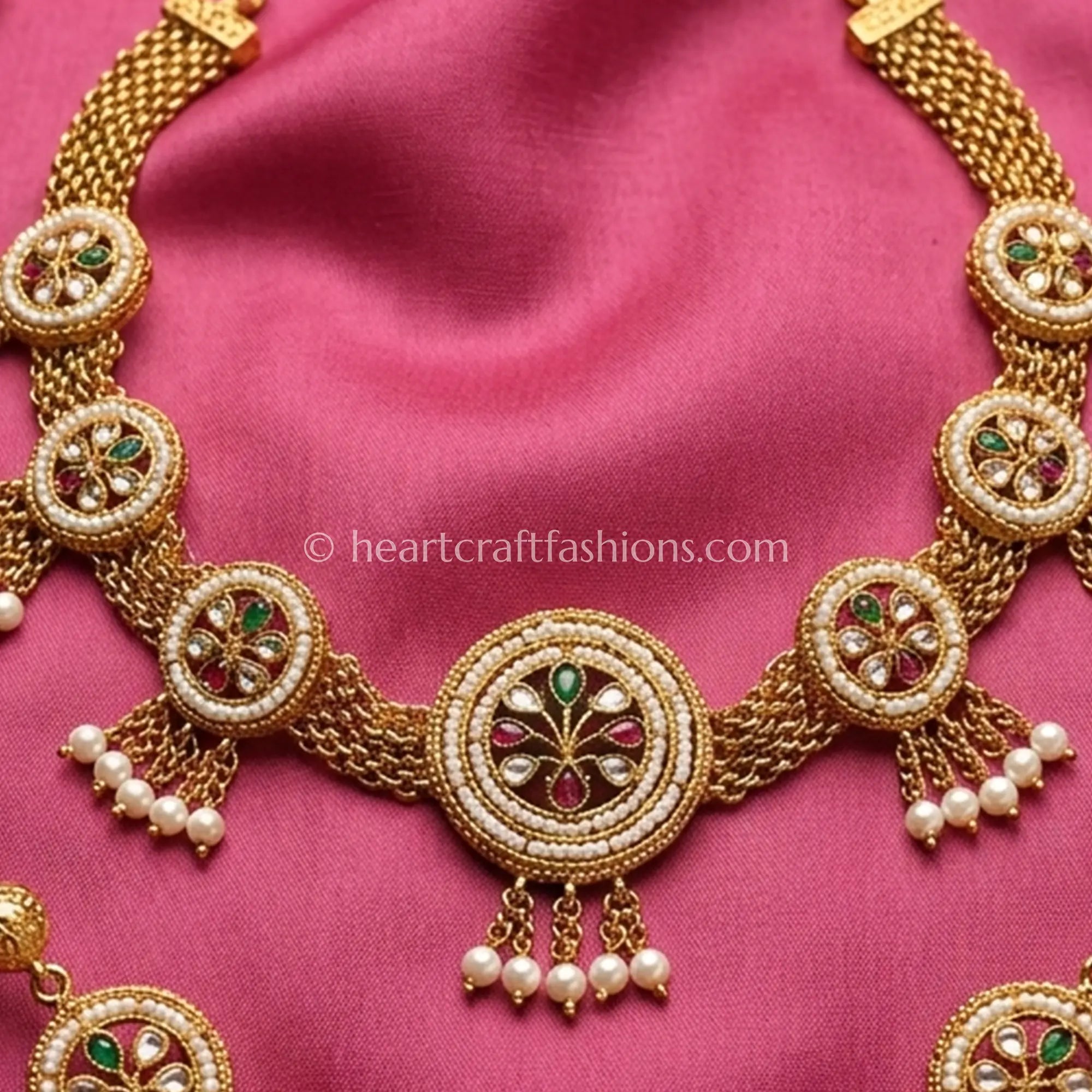 Heritage Meenakari Kundan Choker Set