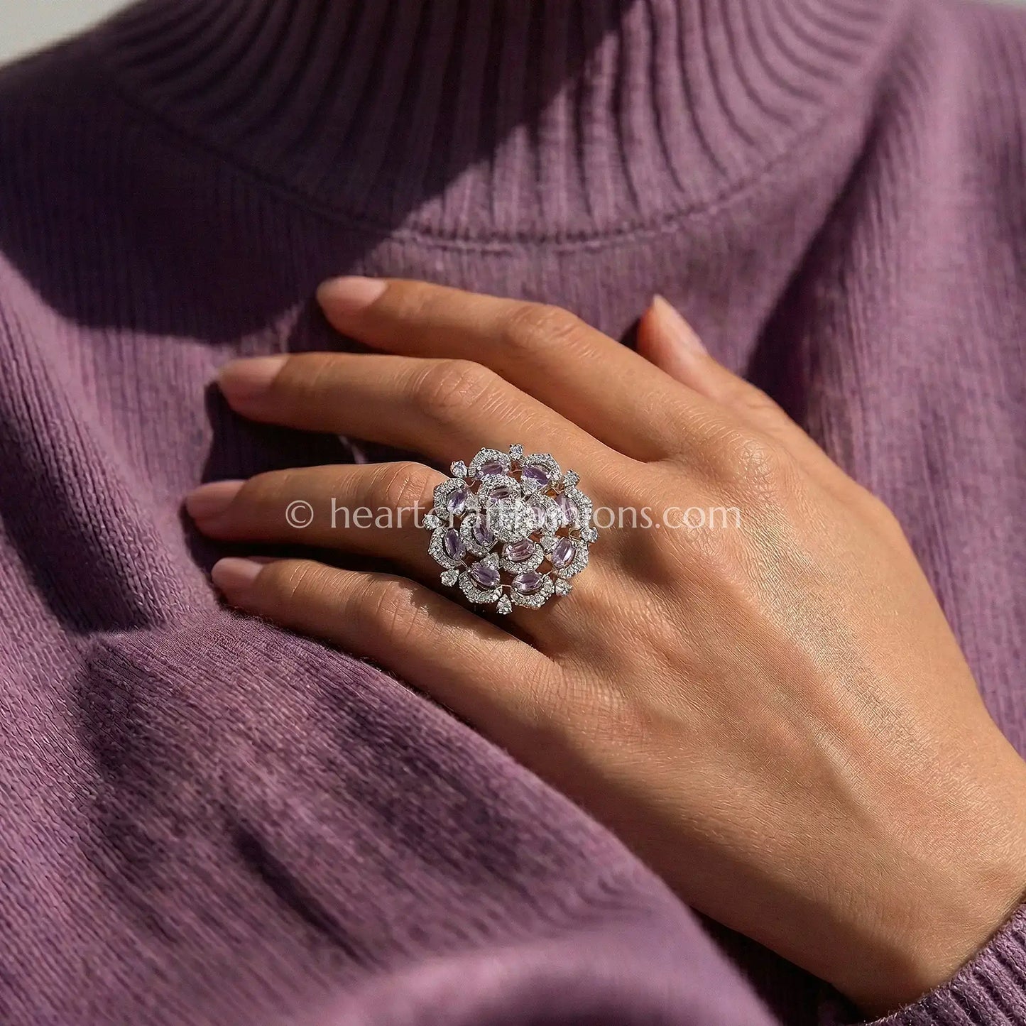 Lavender Bloom Ring