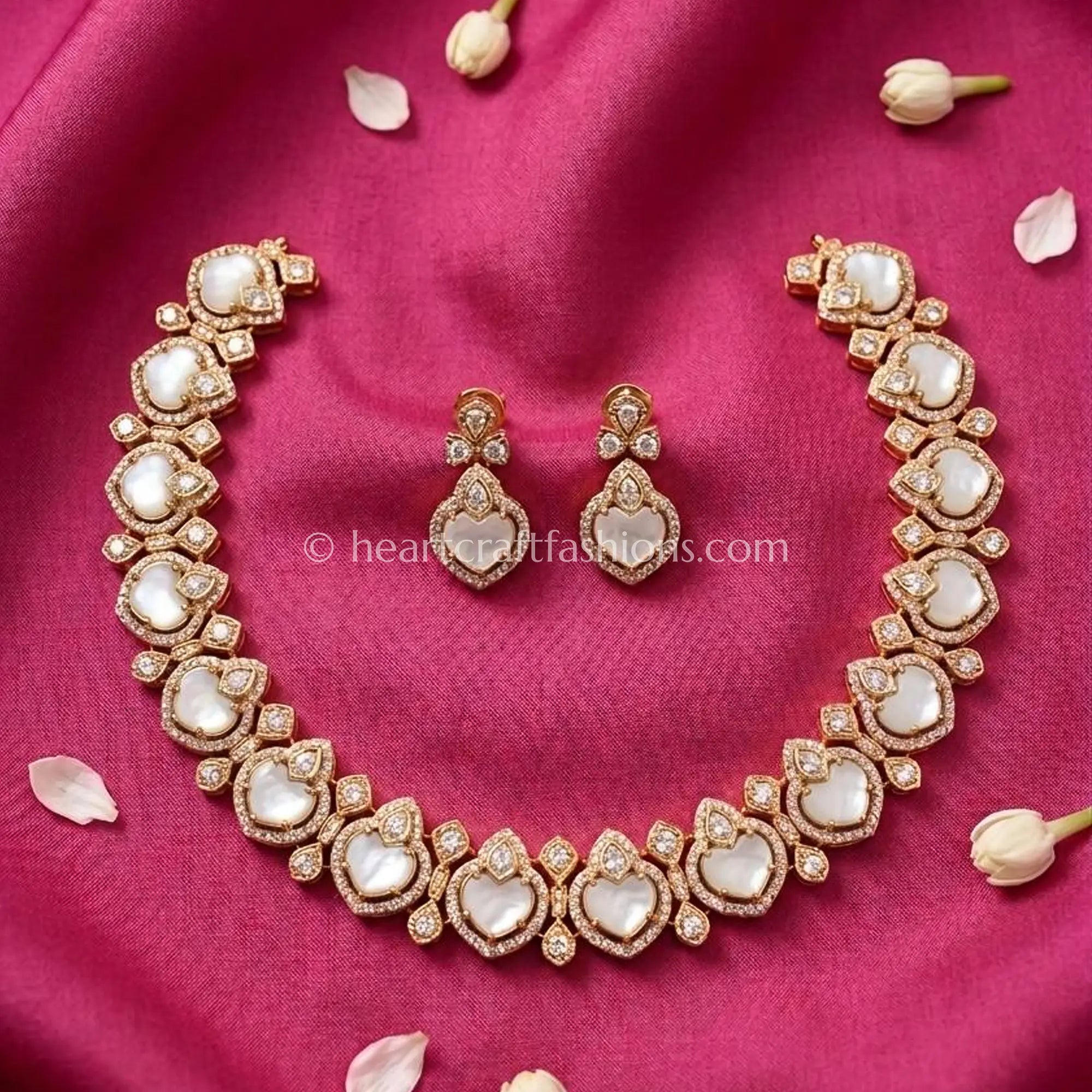 MOP Ivory Royale Choker Set
