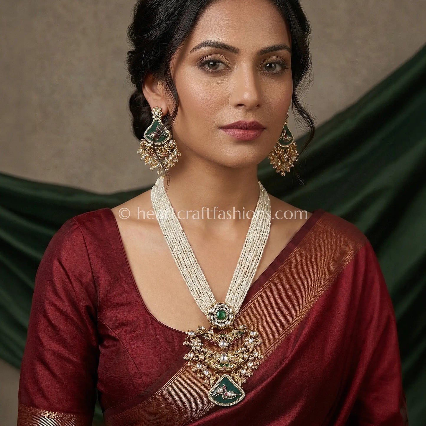 Majestic Rajputana Kundan Heritage Long Haar