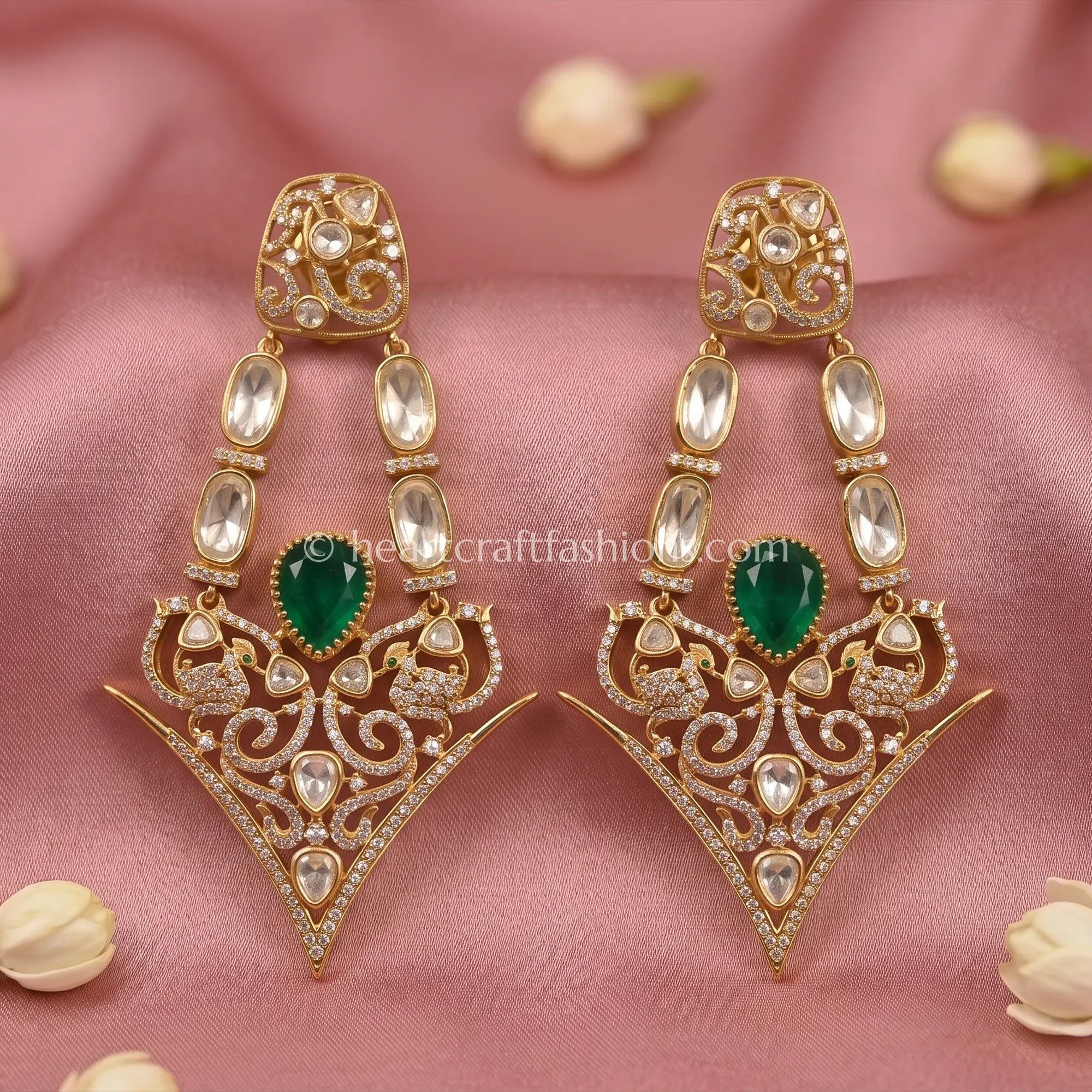 Panna Royal Moissanite Danglers