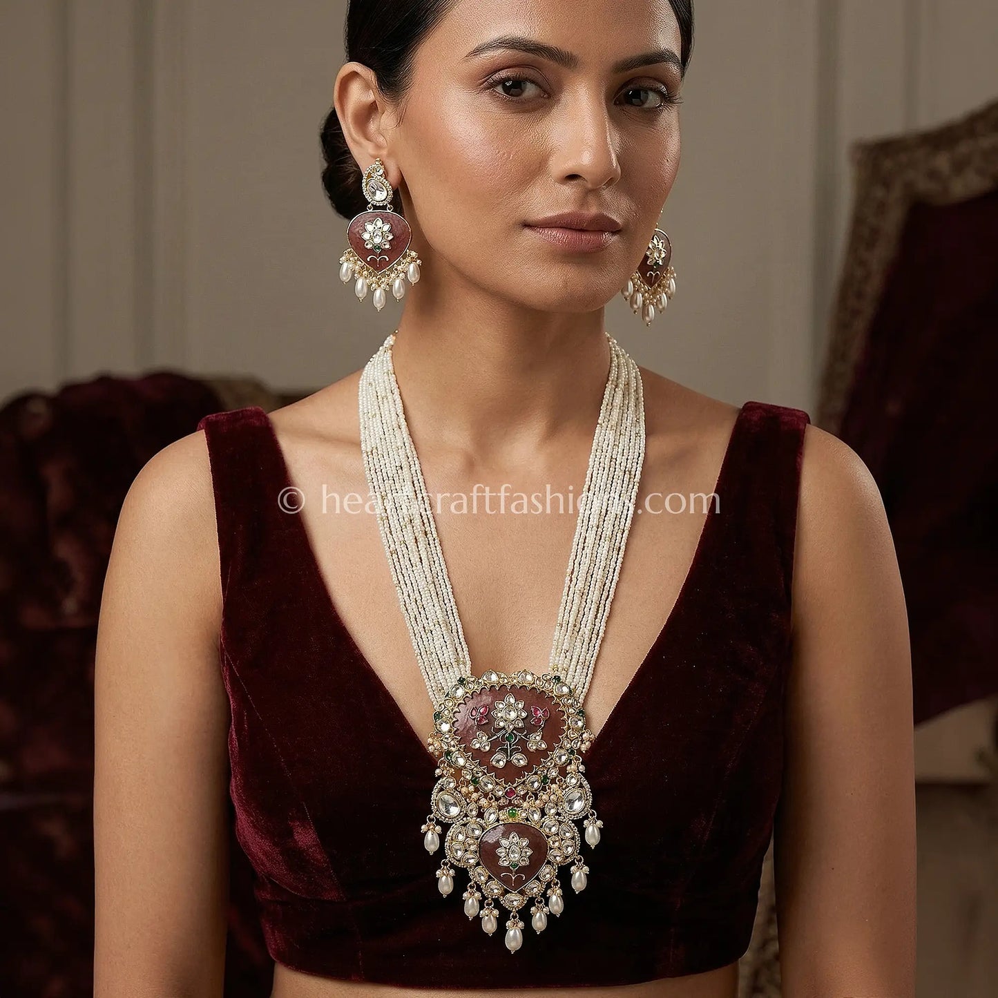 Rajputana Ratnarang Kundan Rani Haar