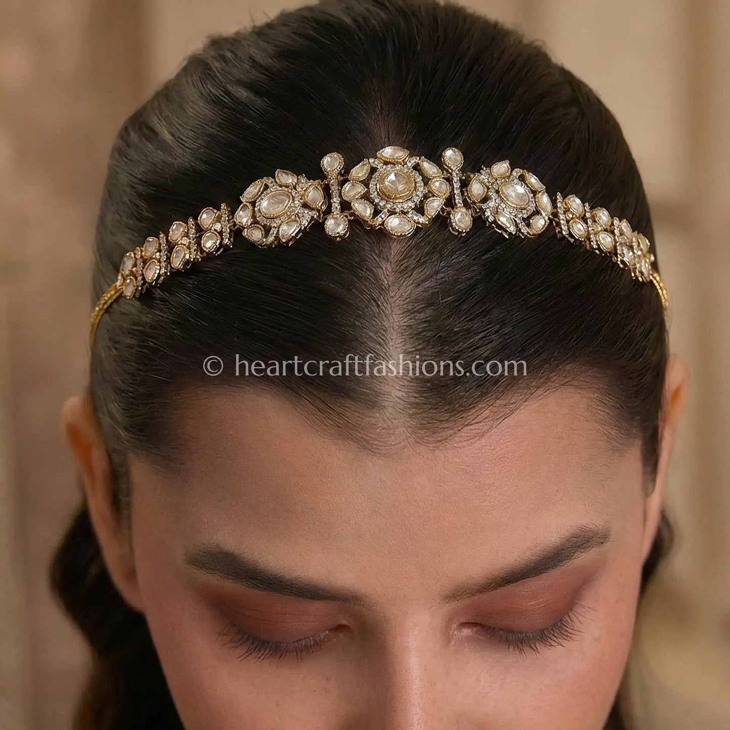 Sunehri Kundan Bridal Sheeshpatti
