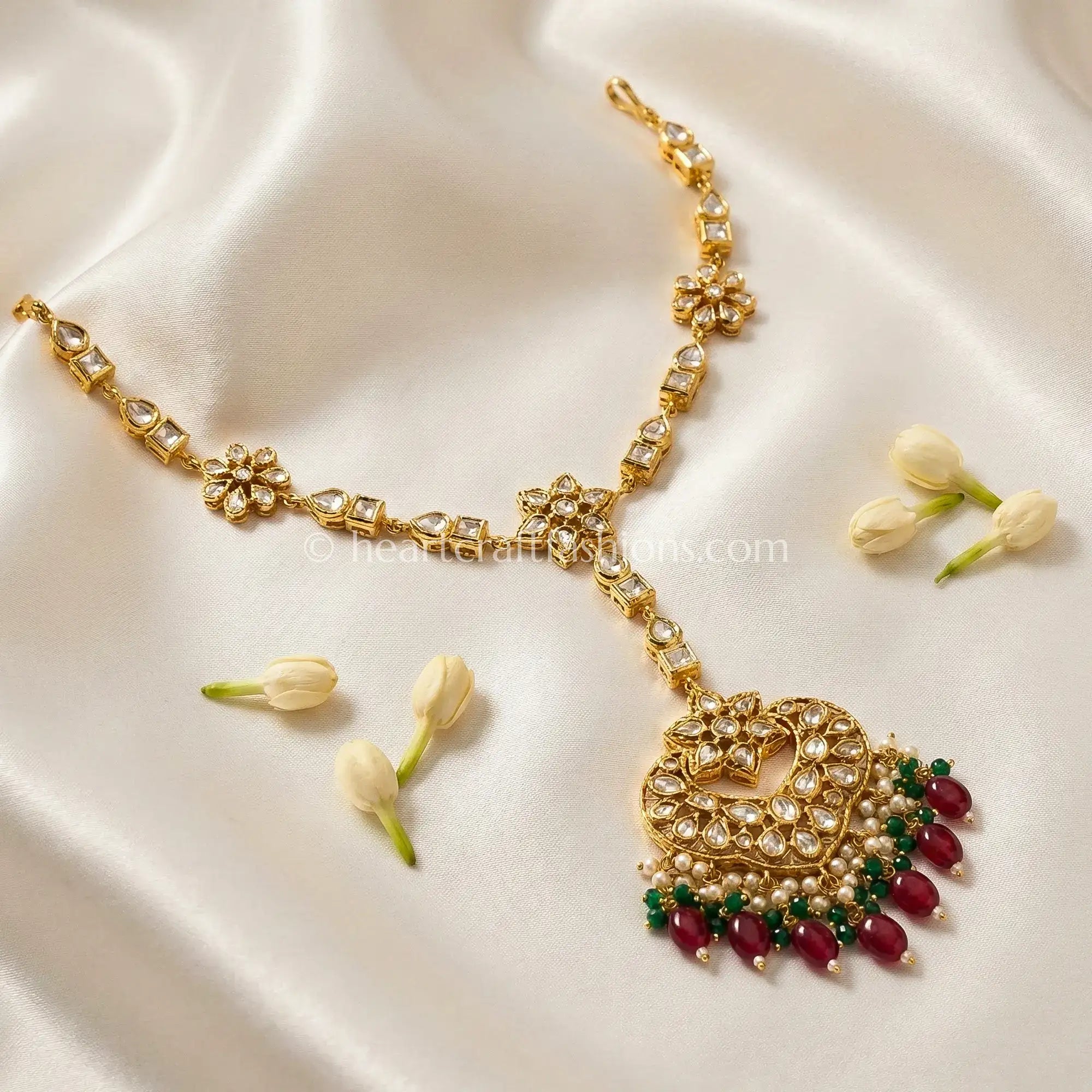 Bridal Kundan Sheeshpatti with Mangtika