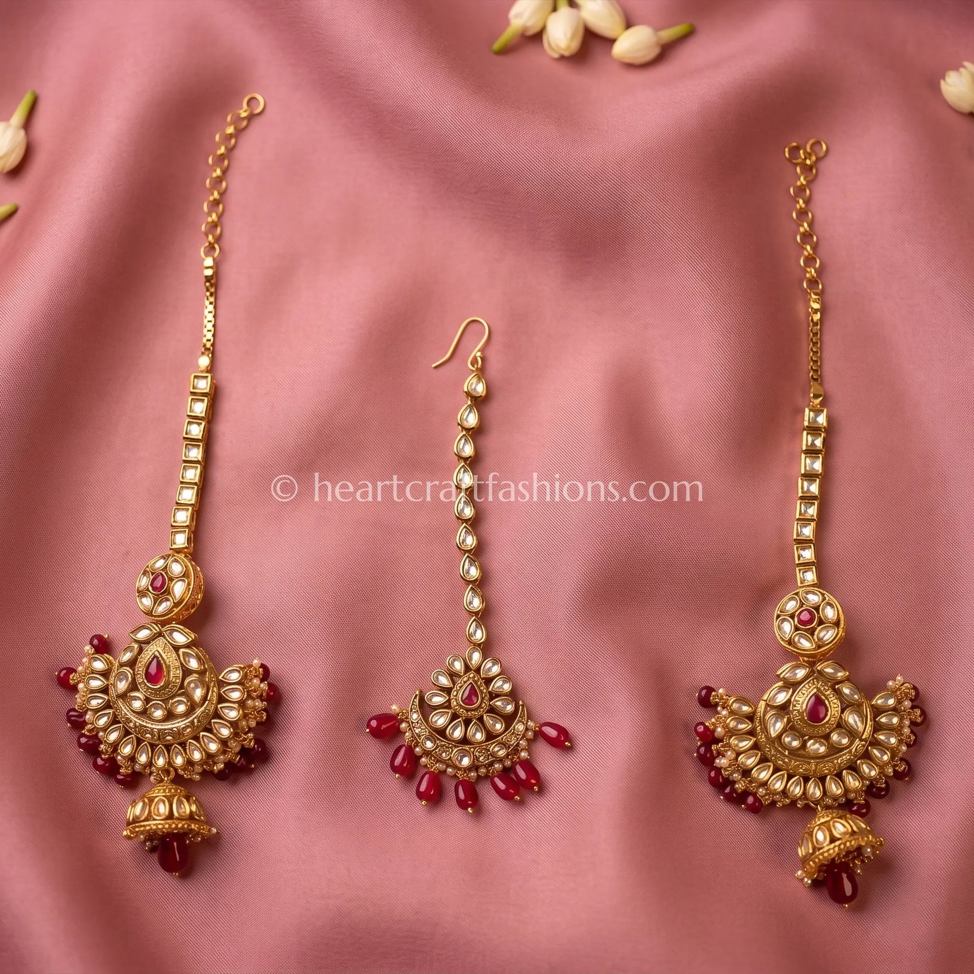 Ranipushp Kundan Sahare Jhumkas