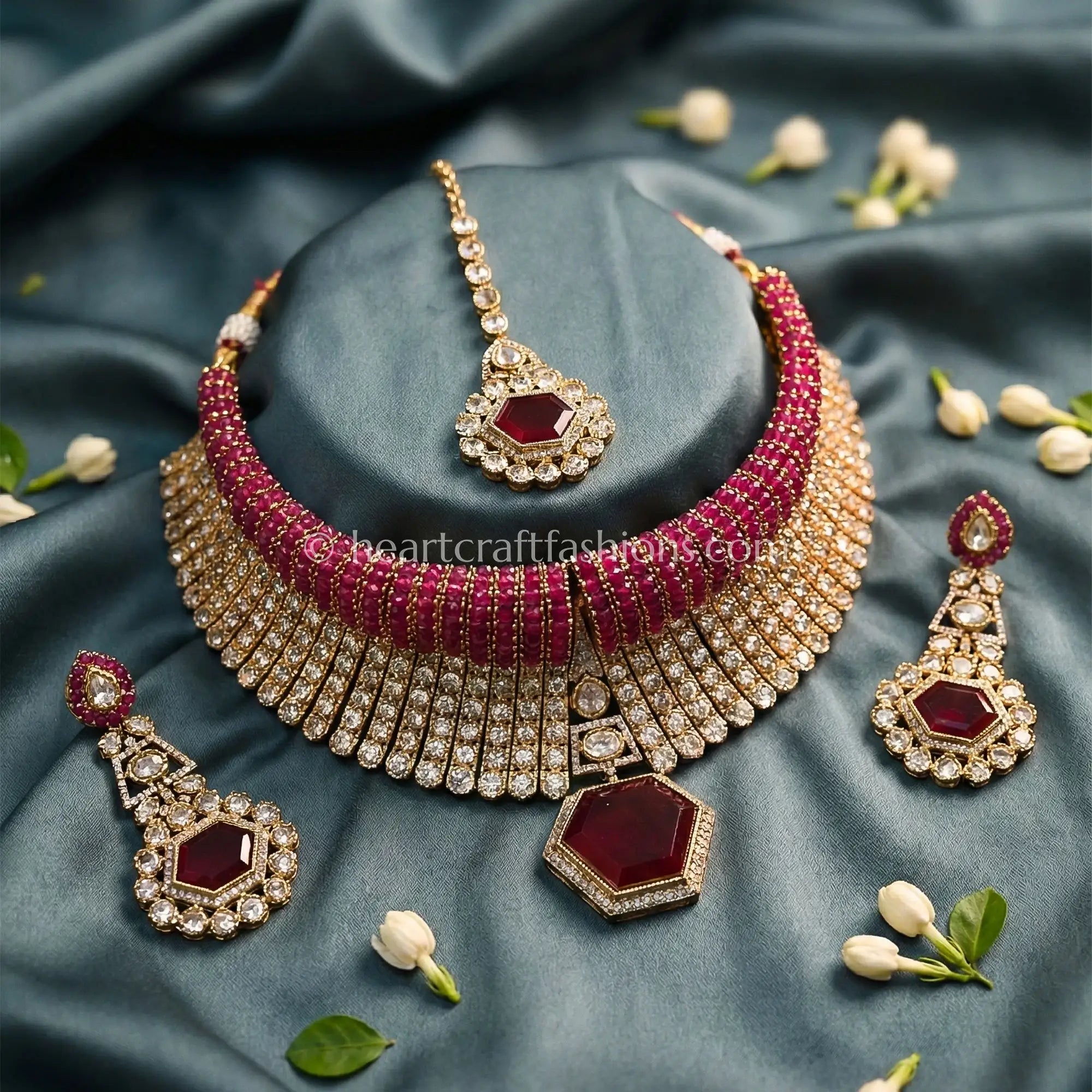 Ruby Crown Choker