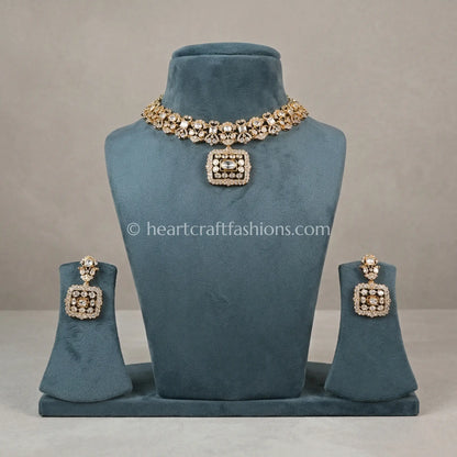 Moissanite Polki Luxe Choker Set