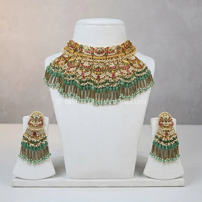 Jadau Pachi Bridal Jodha Choker Set