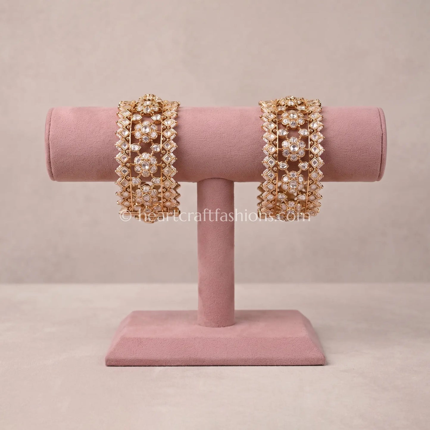 Floral Sunehri Kundan Patla