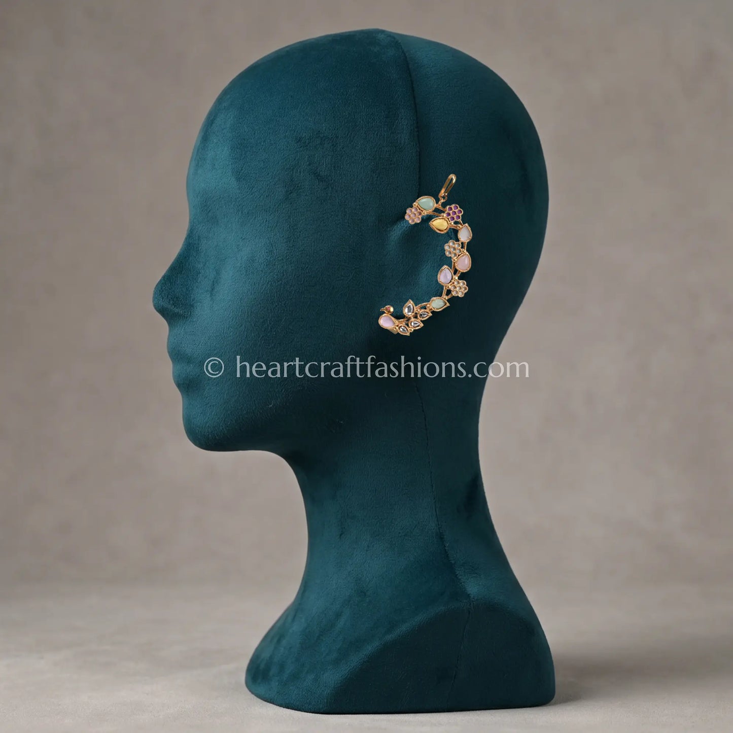 Multicolor Pastel Amrapali Ear Cuffs