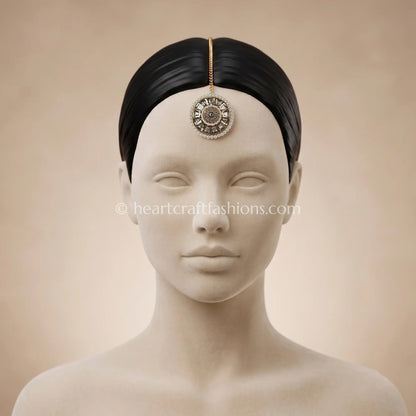 Heritage Pristine Kundan & Pearl Borla