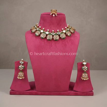 Shringar Heart AC Kundan Set