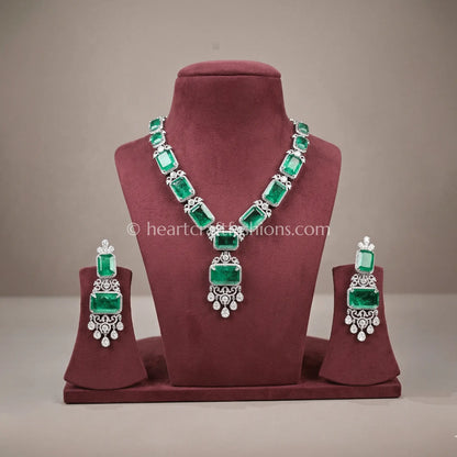 Grand Emerald Step-Cut Royal Set
