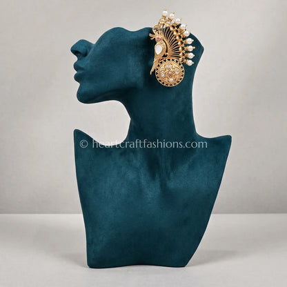 Pearl Peacock Amrapali Ear Cuff