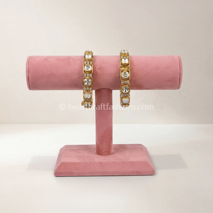 Royal Moissanite Square Bangles