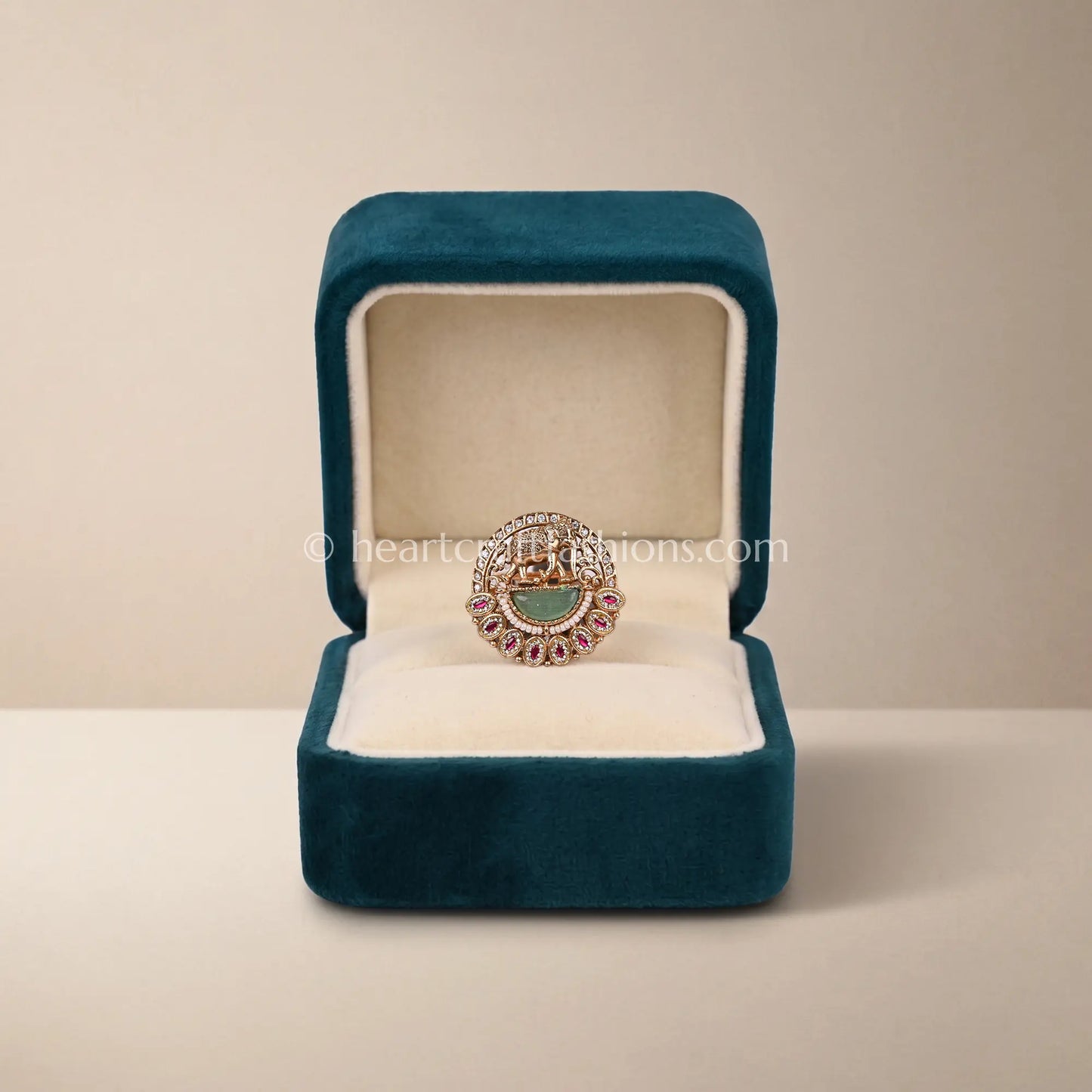 Heritage Gajraj Pearl Ring