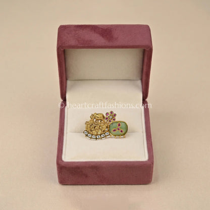 Heritage Gajraj Panna Ring