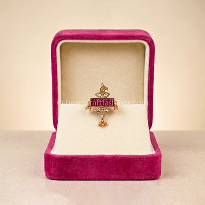 Amrapali Ruby Ghungroo Ring