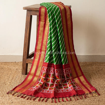 Green Patola Silk Dupatta