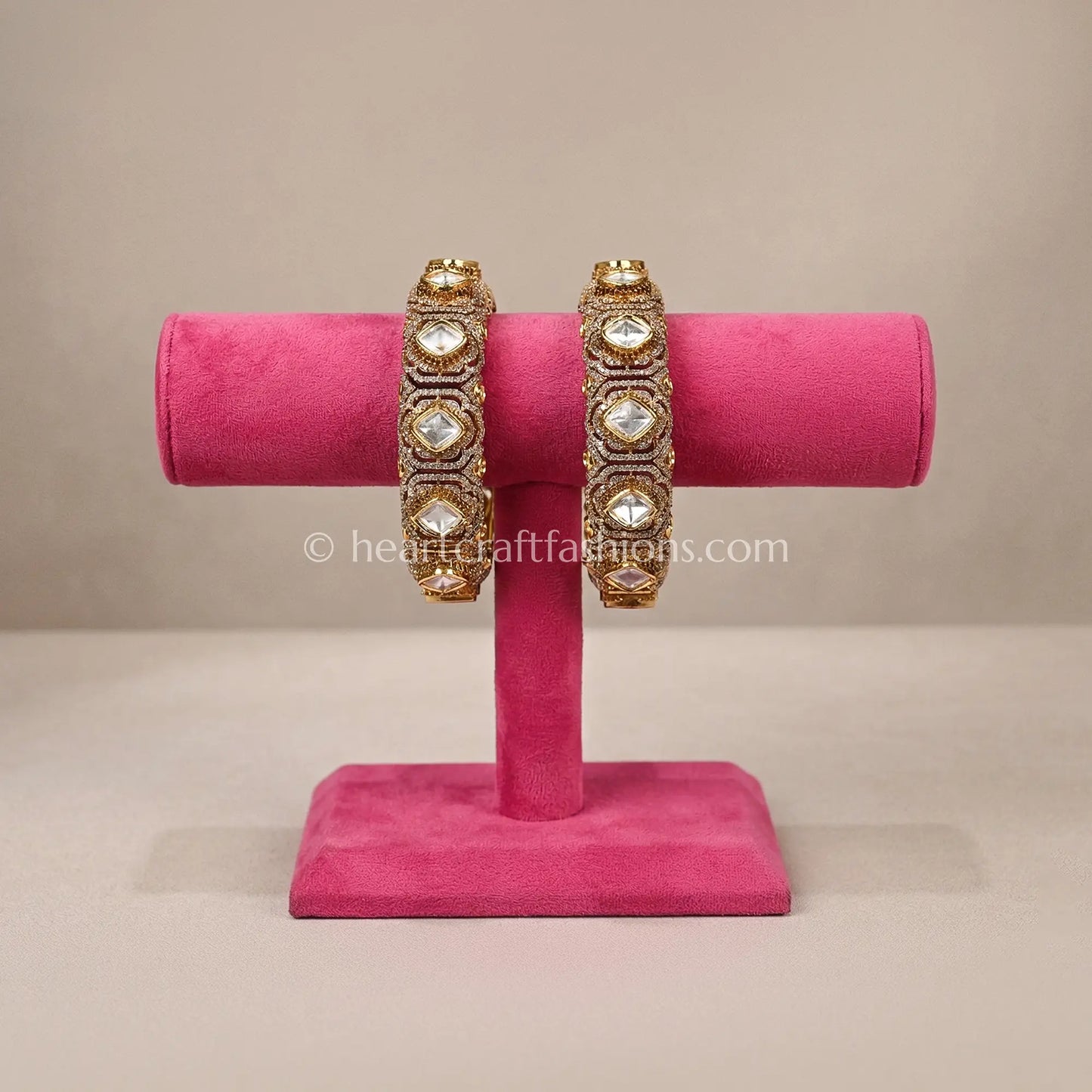 Champagne Gold Uncut Sunehri Kundan Patla