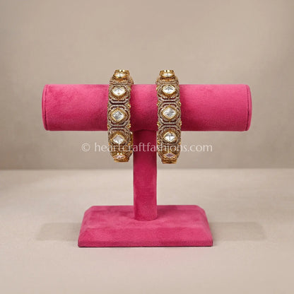 Champagne Gold Uncut Sunehri Kundan Patla