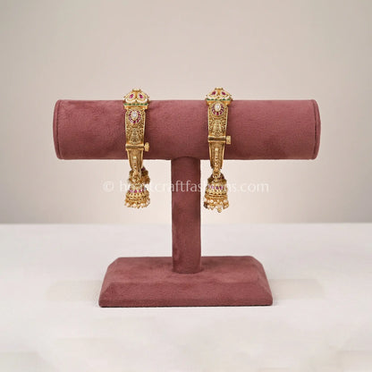 Ruby Heritage Jhumki Bangle