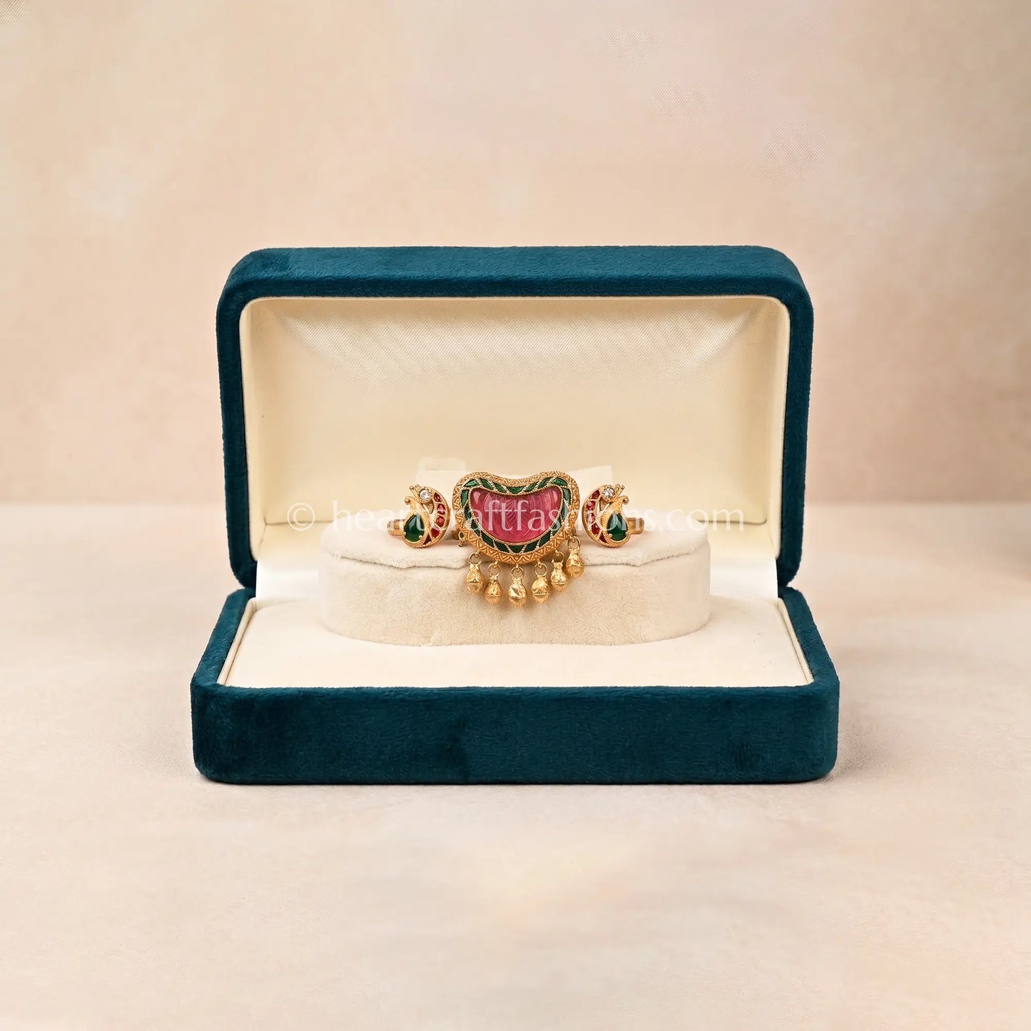 Gulnaar Carved Stone Amrapali Ring
