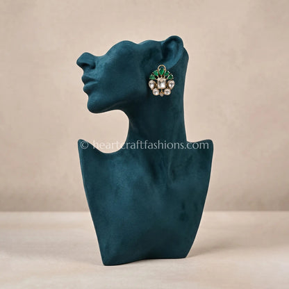 Pannika Pachi Kundan Studs