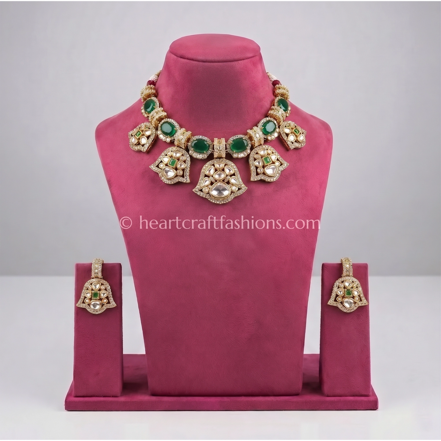 Panna Heritage Sunehri Kundan Set