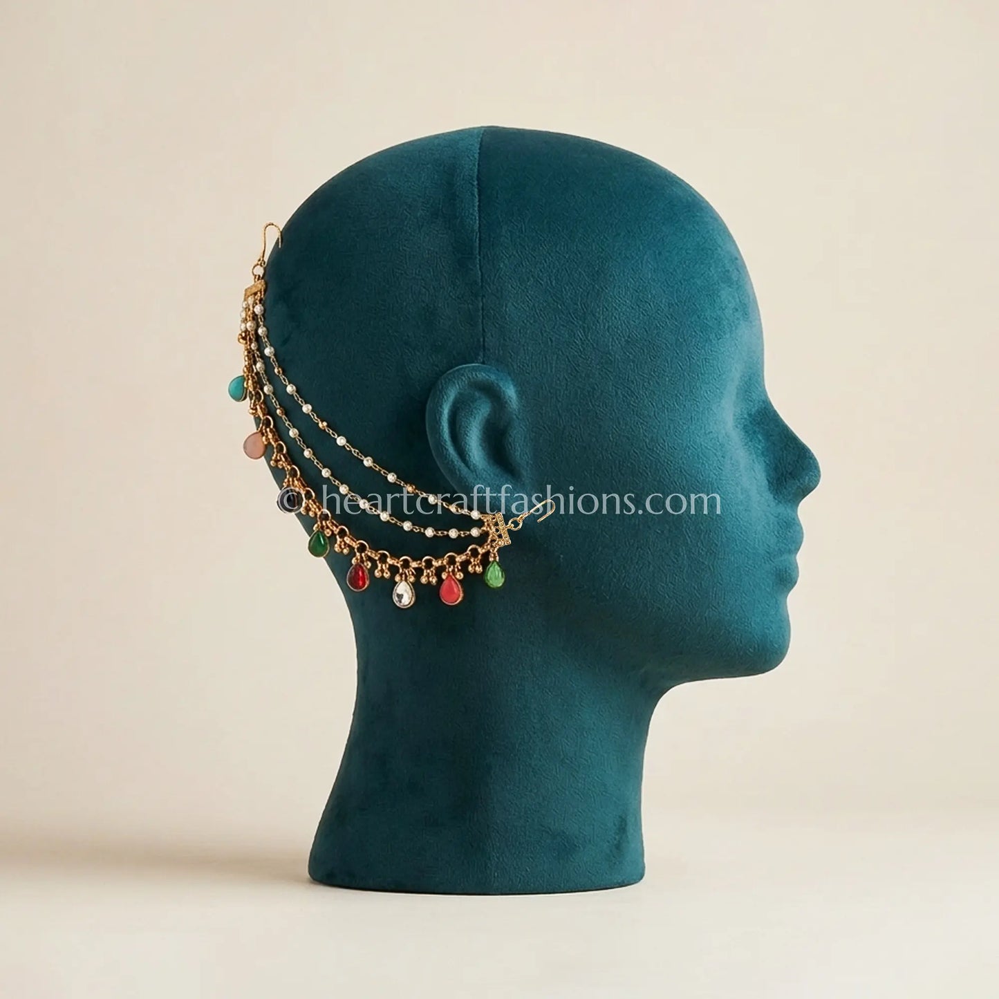 Amrapali Multi-Color Drop Kaan Chain