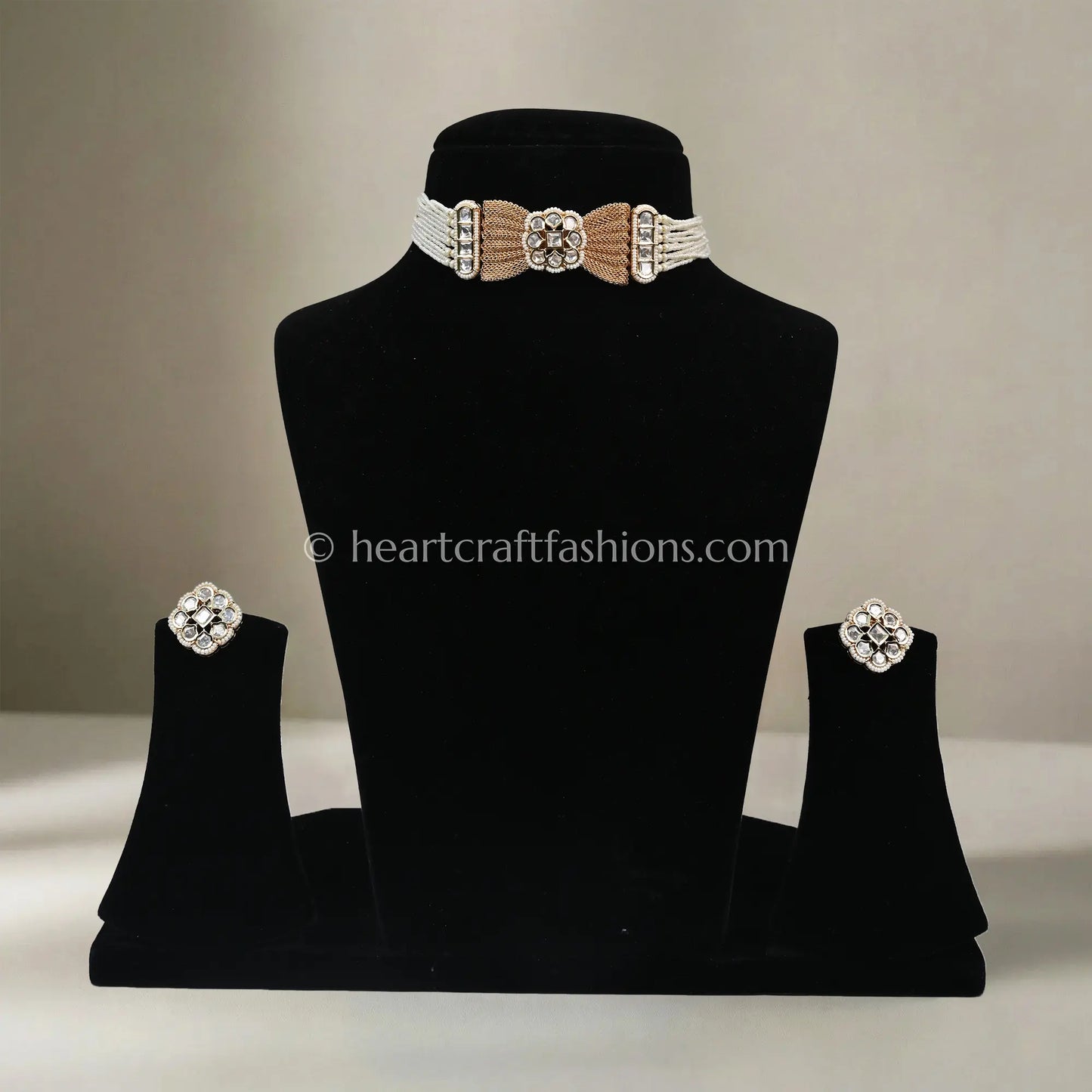 Ivory Royale Kundan Choker Set