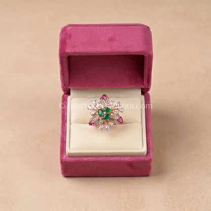 Celeste Bloom Statement Ring