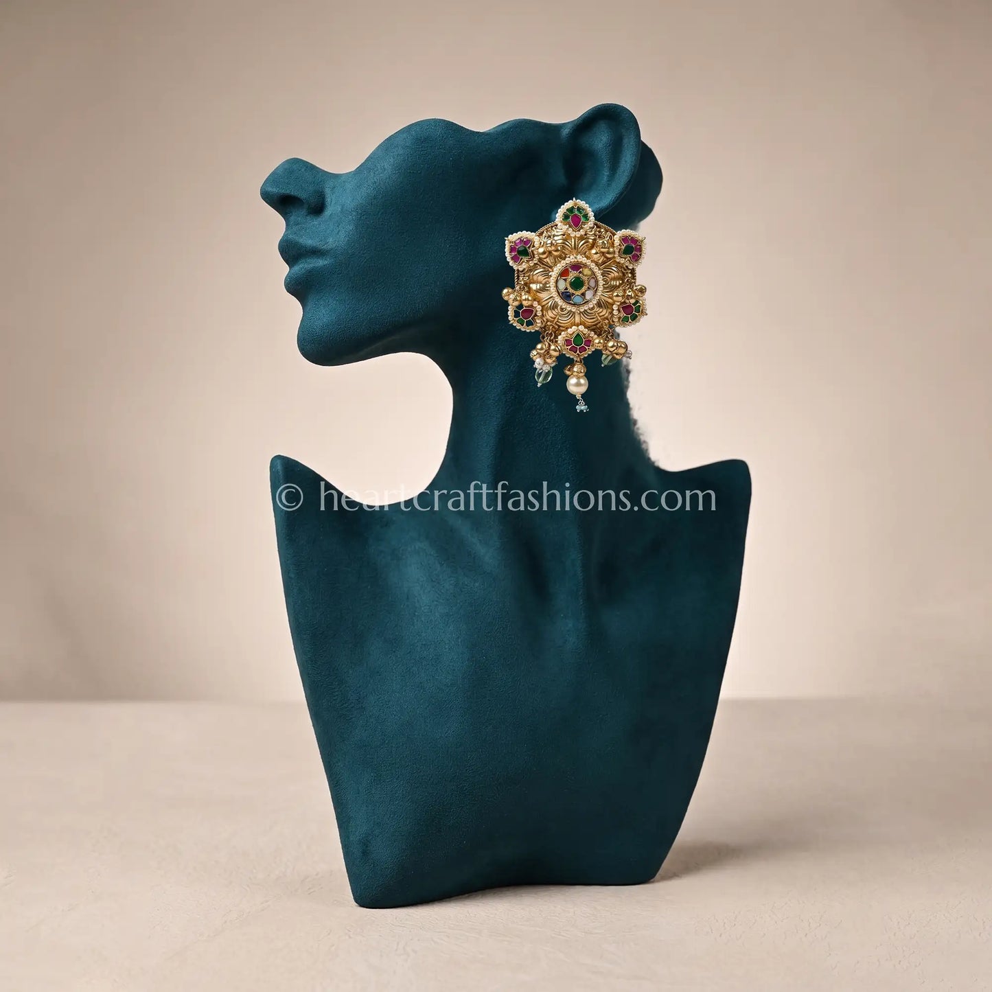 Rajsi Giant Fusion Pachi Statement Stud Earrings