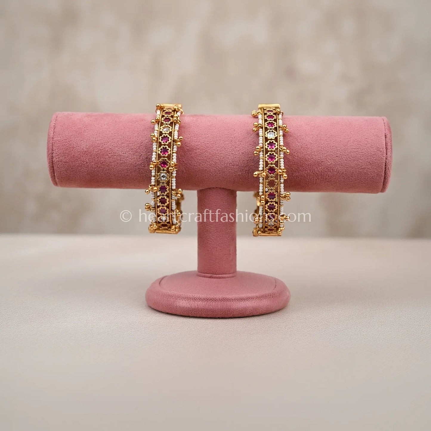 Heritage Ruby Floral Sleek Patla