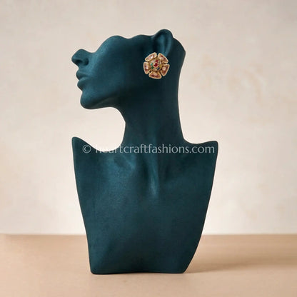 Navrang Pachi Kundan Studs