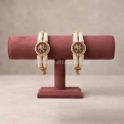 Heritage Moti Ruby Emerald Patla