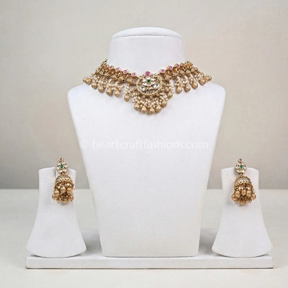 Noorvaira Heritage Pachi Kundan Set