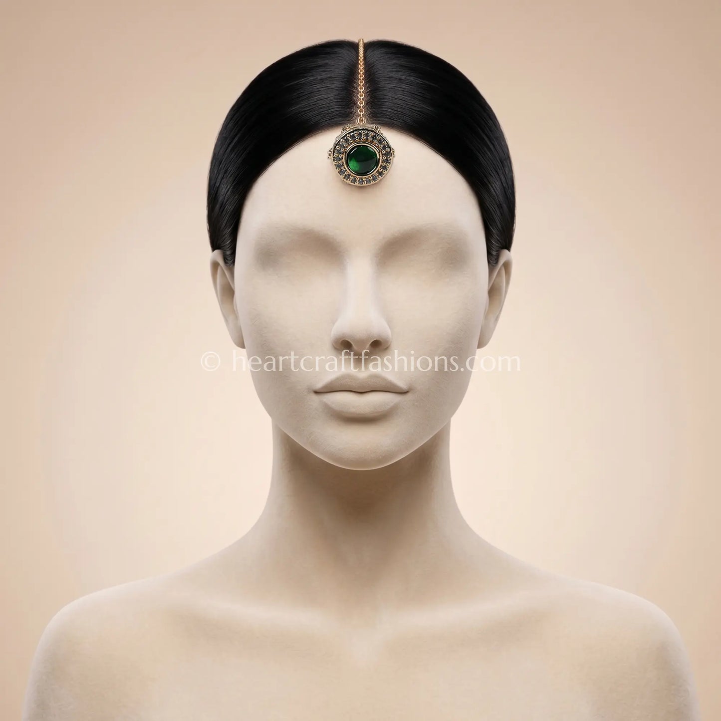 Moissanite Emerald Halo Mini Borla