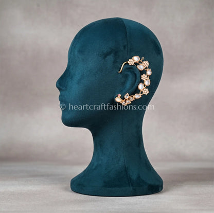 MOP Amrapali Inspired Floral Ear Cuffs