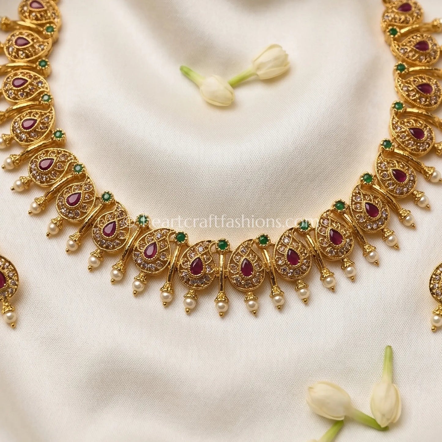 Ambalika South Indian Ambi Necklace/Choker Set