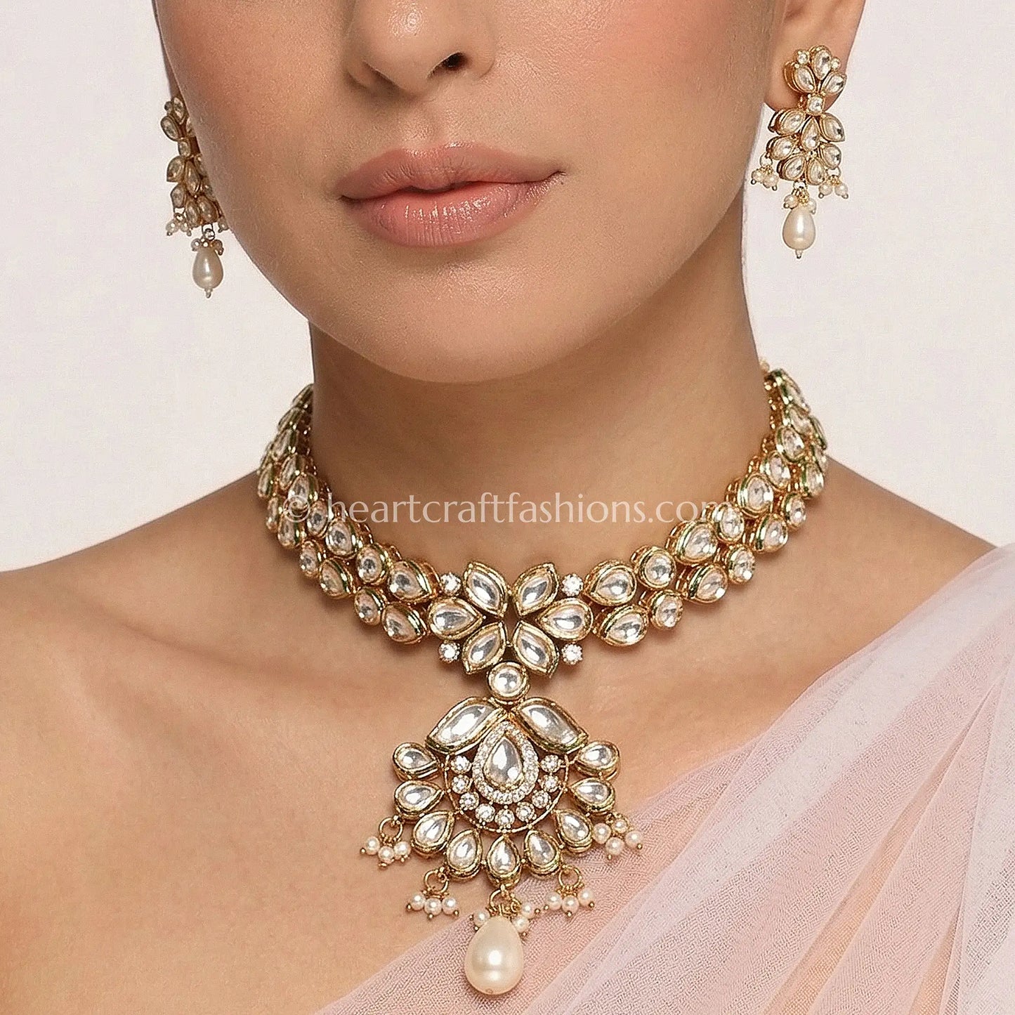 Aurelis Ac Kundan Classic Drop Set