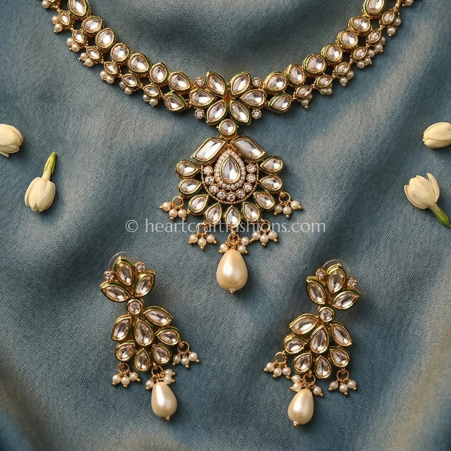Aurelis Ac Kundan Classic Drop Set