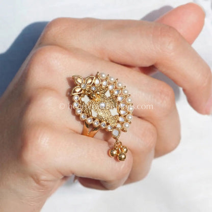 Amrapali Moti Jharna Ring