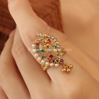 Amrapali Navrang Morni Ring