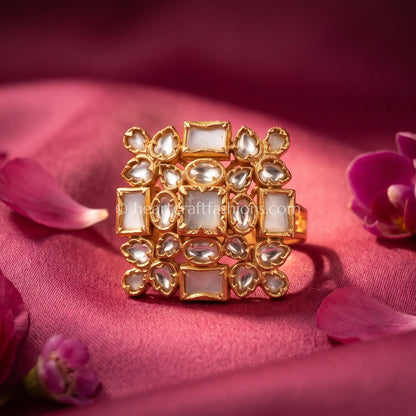 Amrapali Pastel Gulnaar Ring