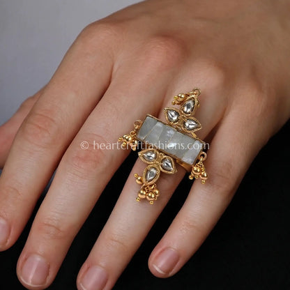 Amrapali Moti Ghungroo Ring