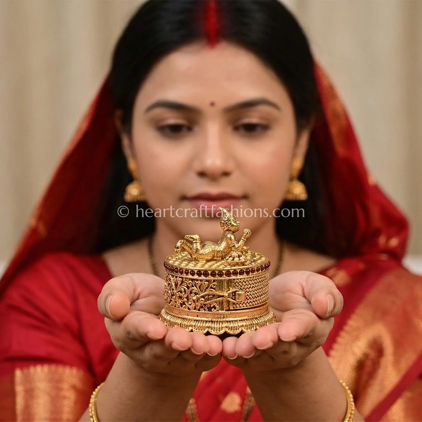 Bal Krishna Makhan Leela Sindoor Box